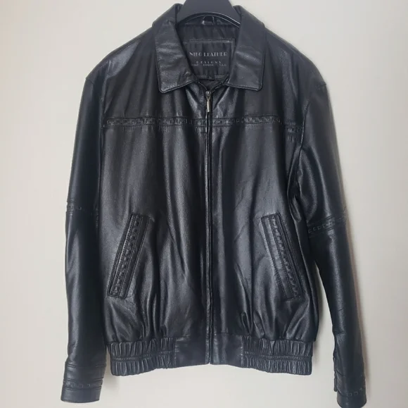 Vintage Niko Genuine Leather Designs Jacket